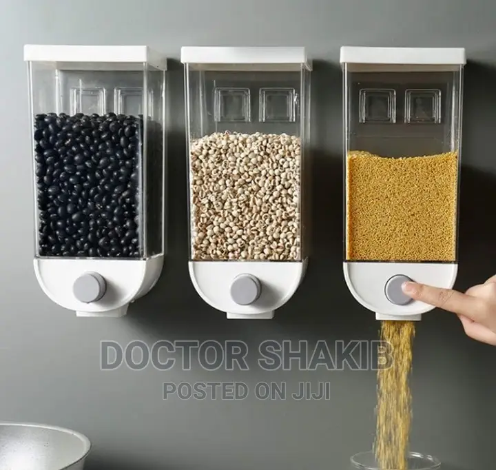Kitchen Wall Mounted Grain Storage Box