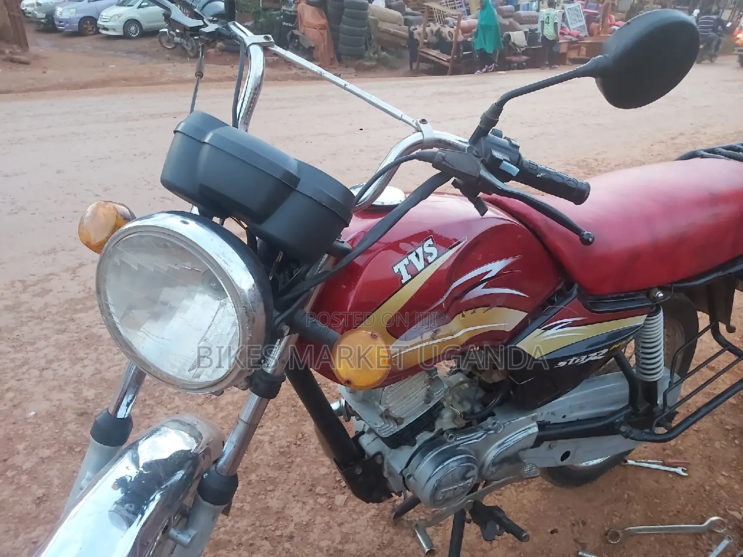 TVS XL 100 2017 Red