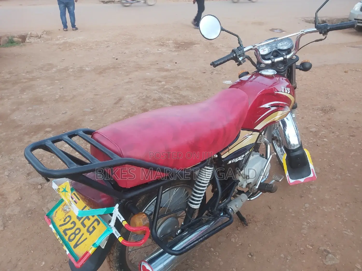 TVS XL 100 2017 Red