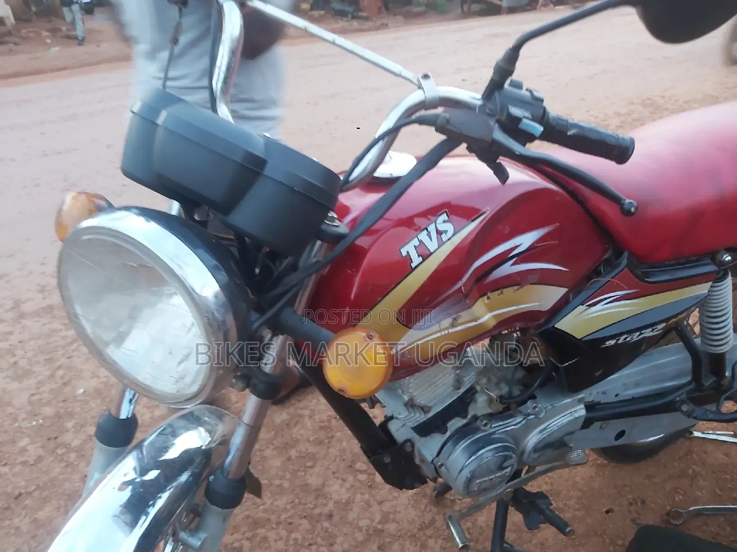 TVS XL 100 2017 Red