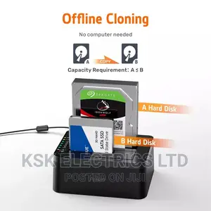 Hard Drive Docking Station for 2.5/3.5 Inch HDD SSD SATA To