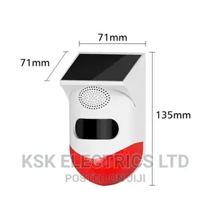 Outdoor Solar PIR Infrared Alarm Smart Wifi Siren Waterproof