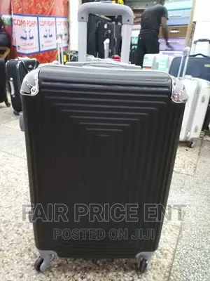 Classy Plastic Suitcases.Medium .( Black)