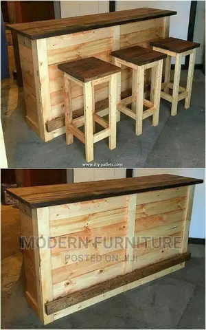 Pallet Bar Counter Table Call Us On
