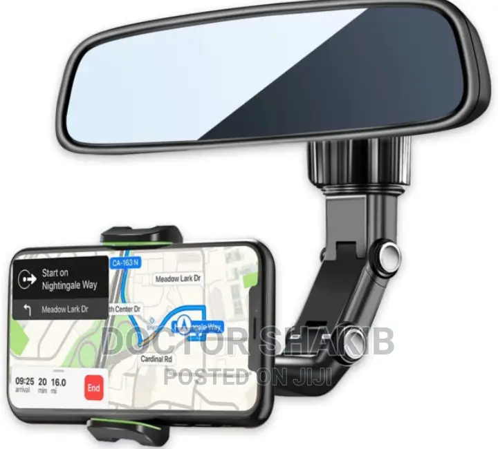 Multifunctional Car Mirror Cell Phone Holder