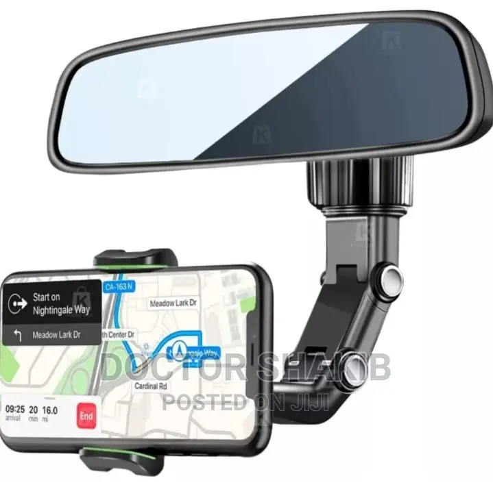 Multifunctional Car Mirror Cell Phone Holder