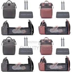 2 in 1 Baby Diaper Bag Backpack