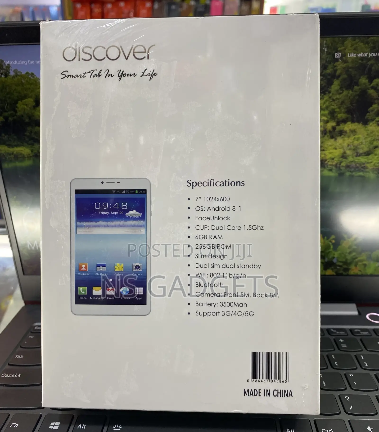 New Tablet 256 GB Black