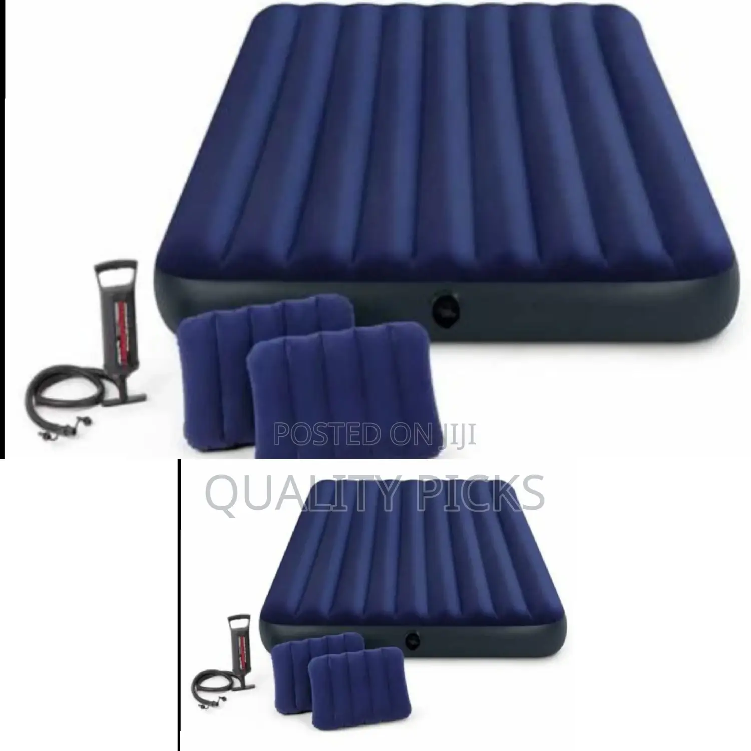 Inflatable Air Mattress With Pillow