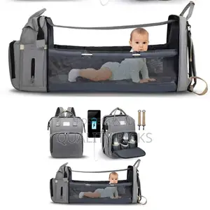 2 in 1 Baby Diaper Bag Backpack Organizer