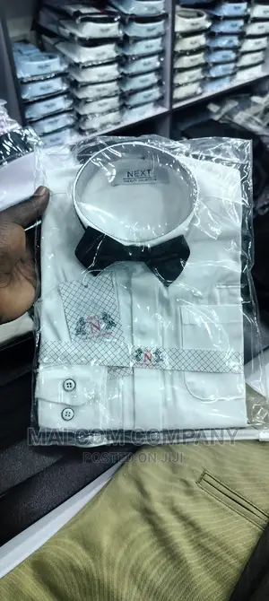 Children's White Cotton Shirts