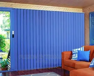 Blue Vertical Blinds