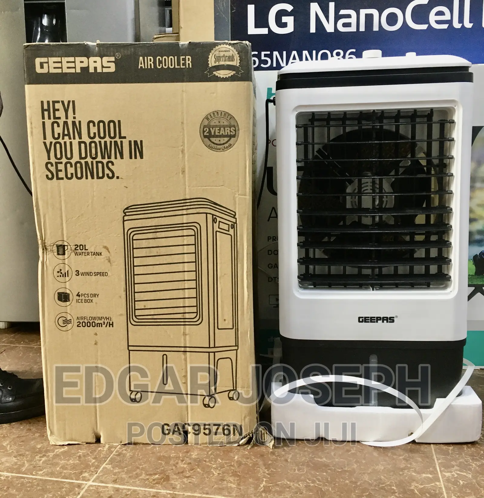 Geepas Air Cooler Brand New
