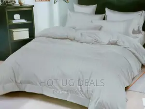 6x6 King Size Stripped Duvets With Bedsheet 2 Pillowcases
