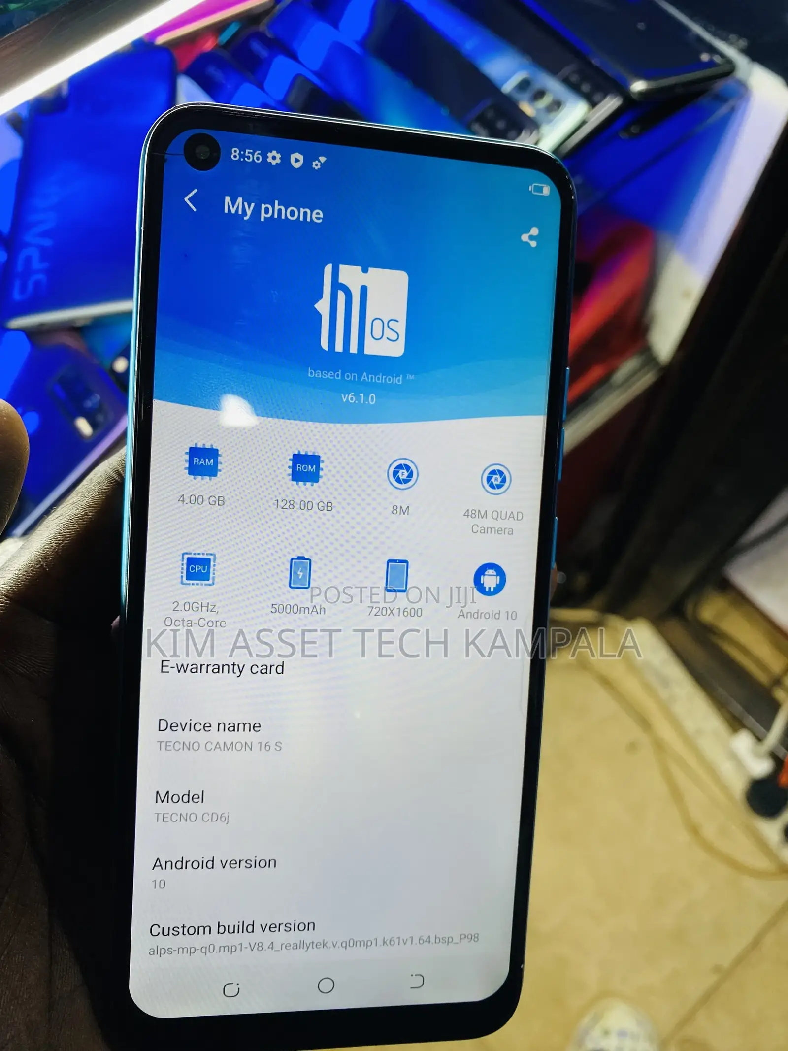 Tecno Camon 16S 128 GB Blue