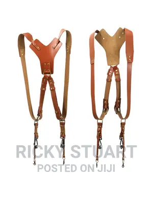 Leather Camera Straps on Dual Shoulder (Double)