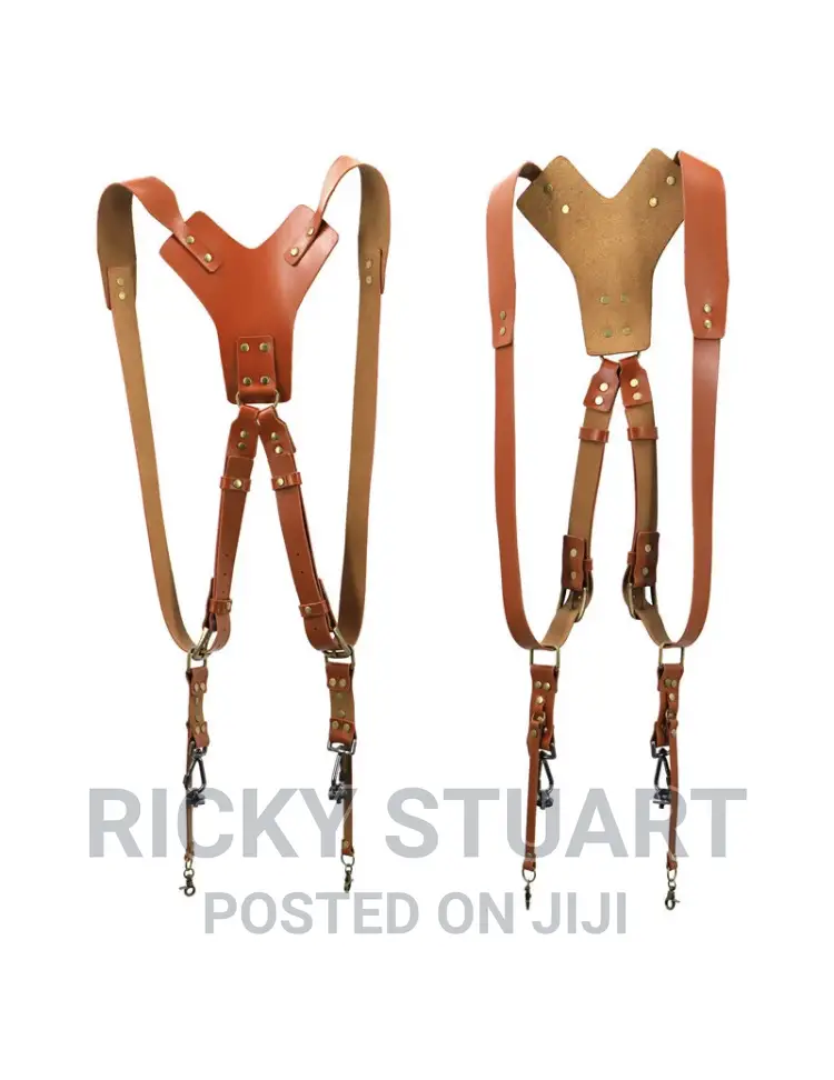 Leather Camera Straps on Dual Shoulder (Double)