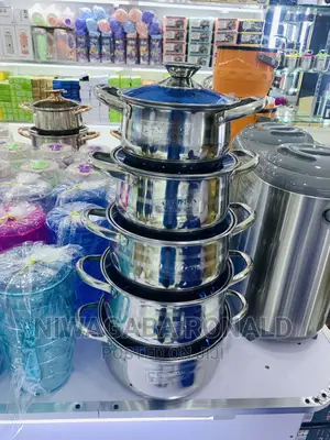 5pc Stainless Steel Serving Cookware Dishes