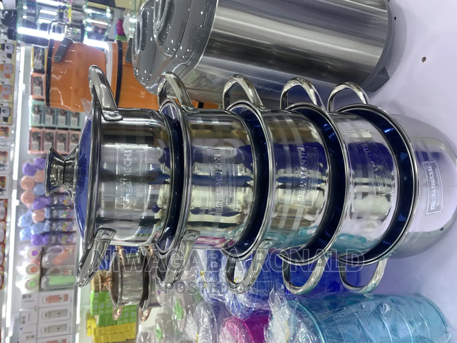 5pc Stainless Steel Serving Cookware Dishes