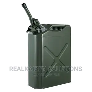 GBG 20L Green Metallic Fuel Jerrycan With Spout | Funnel