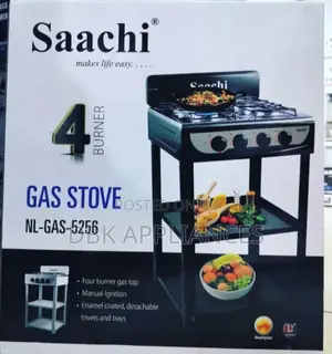 Saachi Floor Stand 4gas Stove Available Beyi Powa