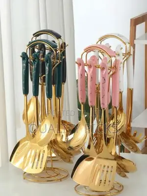 Gold Cutlery Holder