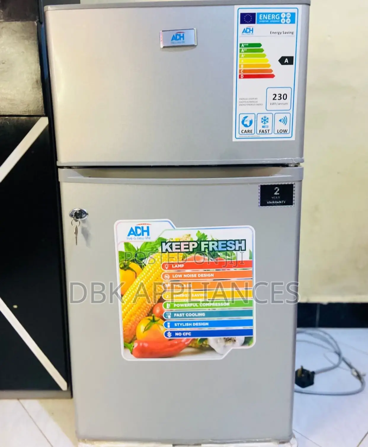 Adh Double Door Refrigerator Available 3yrs Warranty