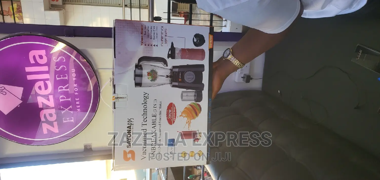 Sayona Blender Vacuumed Technology 3 in 1 Unbreakabl Blender