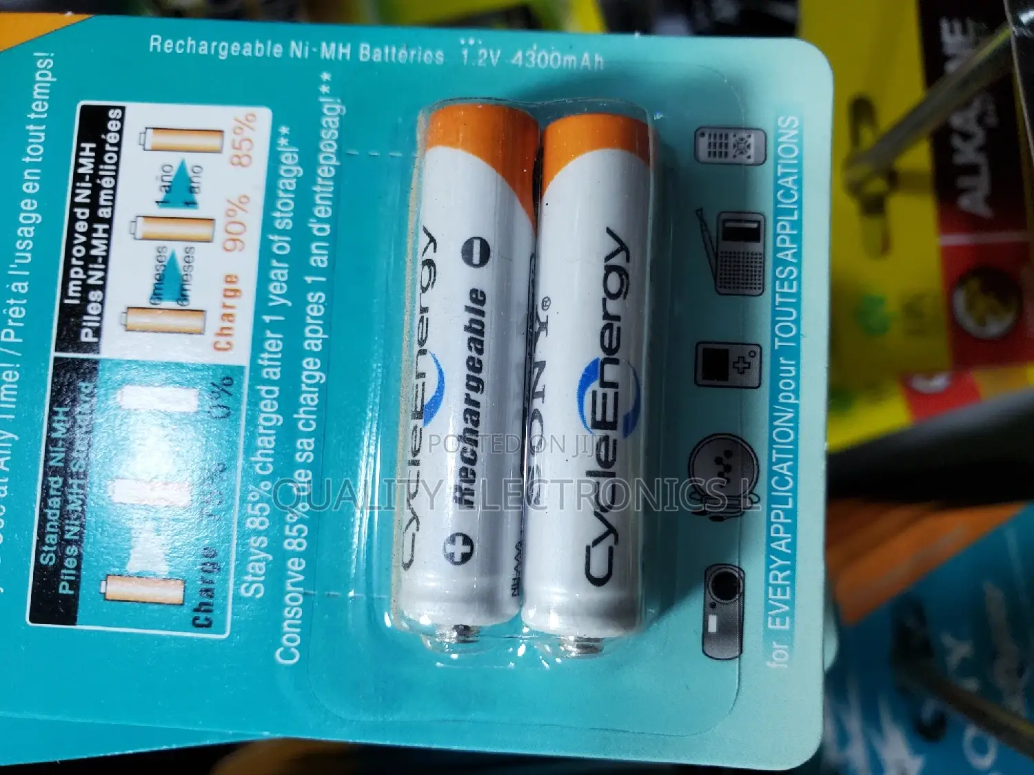 Sony AAA Rechargeable Batteries