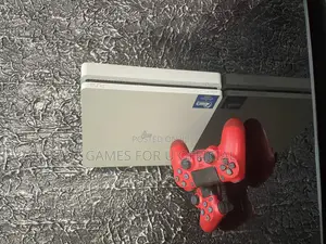 Ps4 Slim Console 2pads Red
