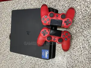 Ps4 Slim Used Console Red Controllers