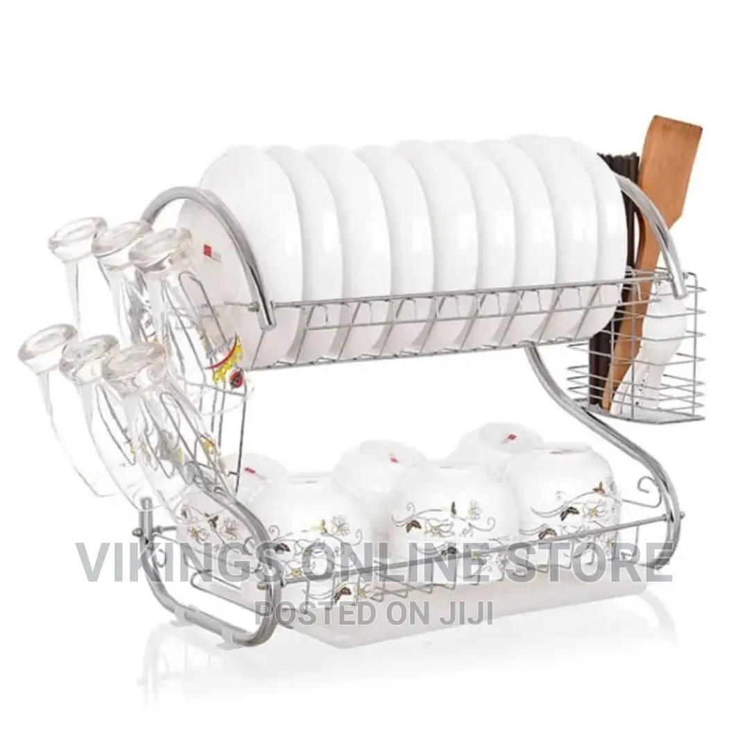 2 Layer Stainless Steel Dishrack