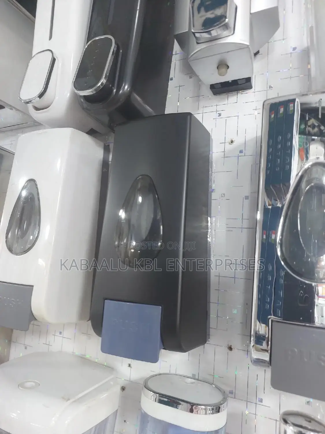Liquid Soap Dispensers( White, Black Silver)