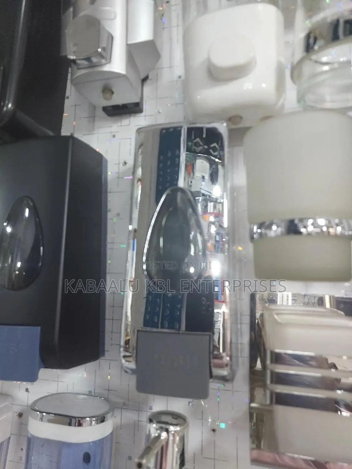 Liquid Soap Dispensers( White, Black Silver)