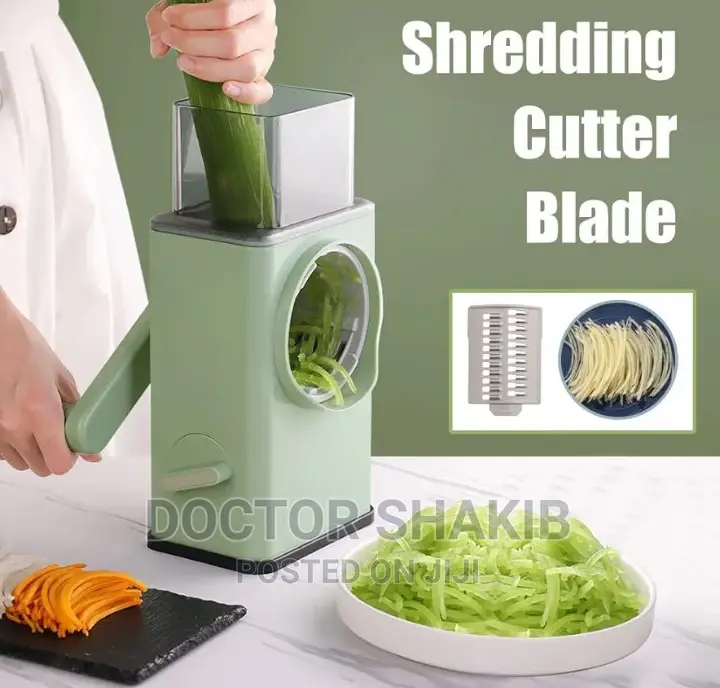 Manual Vegetable Slicer,Grater, Shredder With Handle
