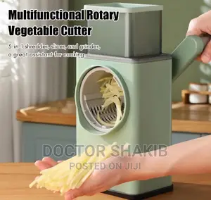 Manual Vegetable Slicer,Grater, Shredder With Handle