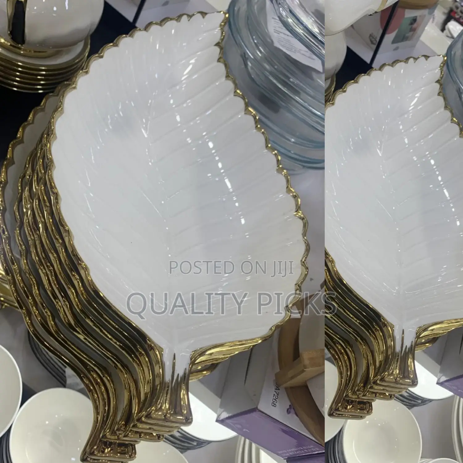 Dinning Leaf Shaped Plate