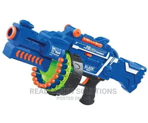 BLAZE STORM Battery Operated 40 Soft Bullet Kid Machine Gun