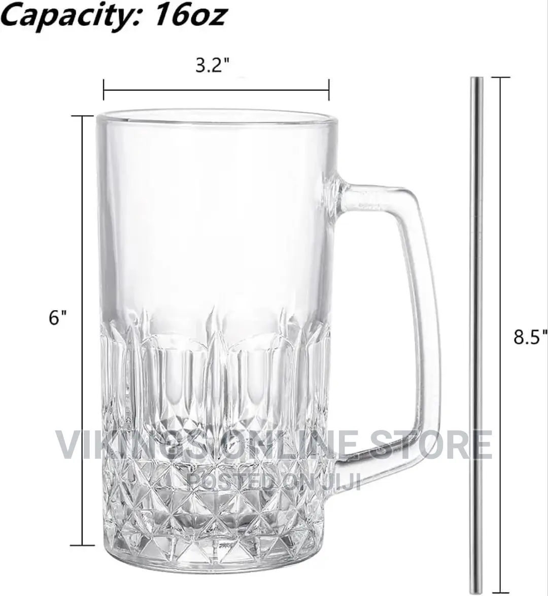 A Dozen of 16 Oz Mug Glasses