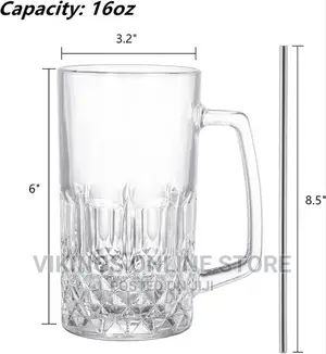 A Dozen of 16 Oz Mug Glasses