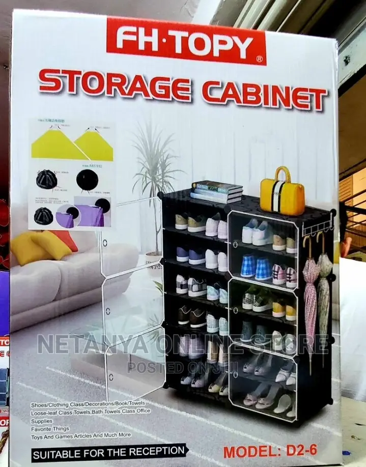 6 Layers Diy Storage Cabinet