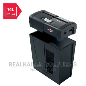 REXEL 14L Compact Secure 8 Papers Cross Cut Paper Shredder
