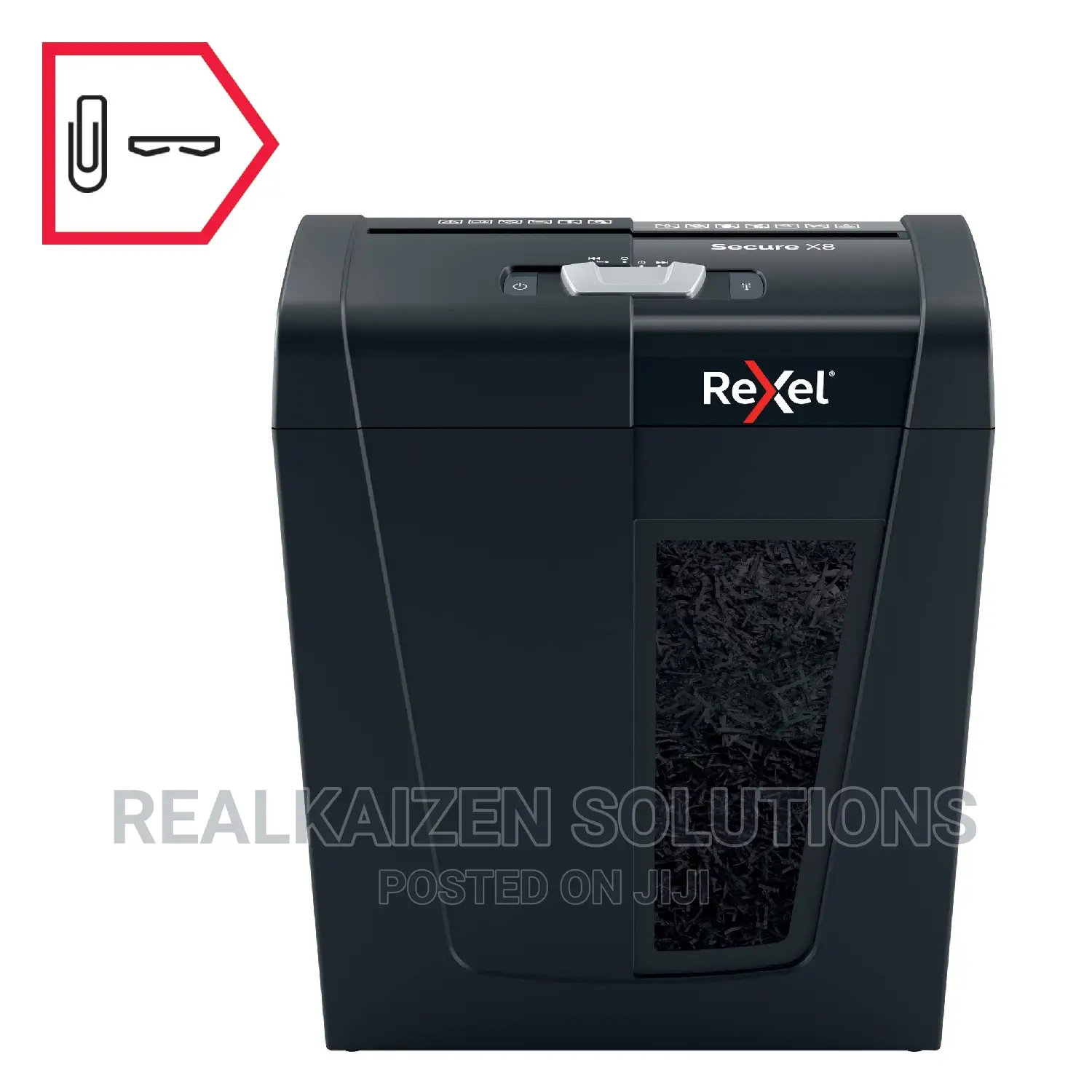 REXEL 14L Compact Secure 8 Papers Cross Cut Paper Shredder