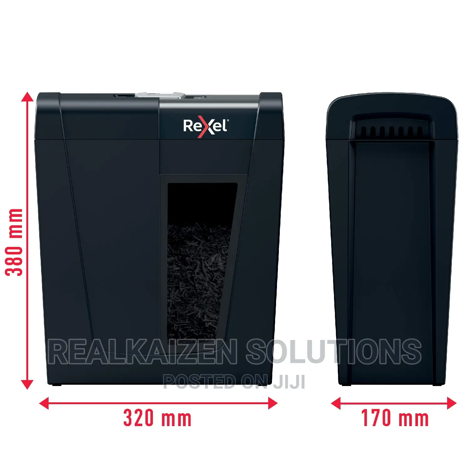 REXEL 14L Compact Secure 8 Papers Cross Cut Paper Shredder