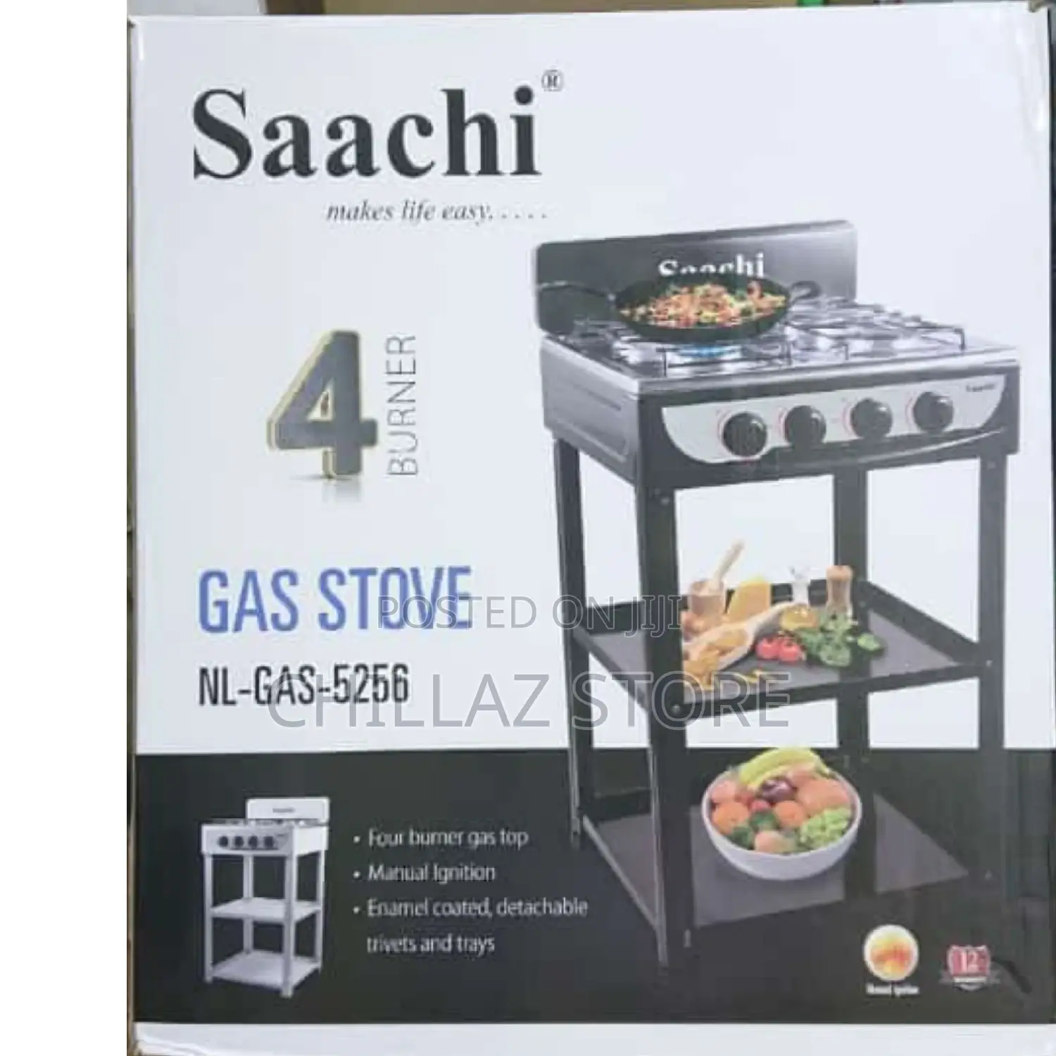 Saachi 4 Burner Gas Stove.