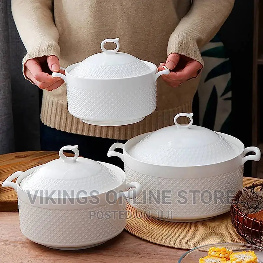 3pc Ceramic Serving Dishes