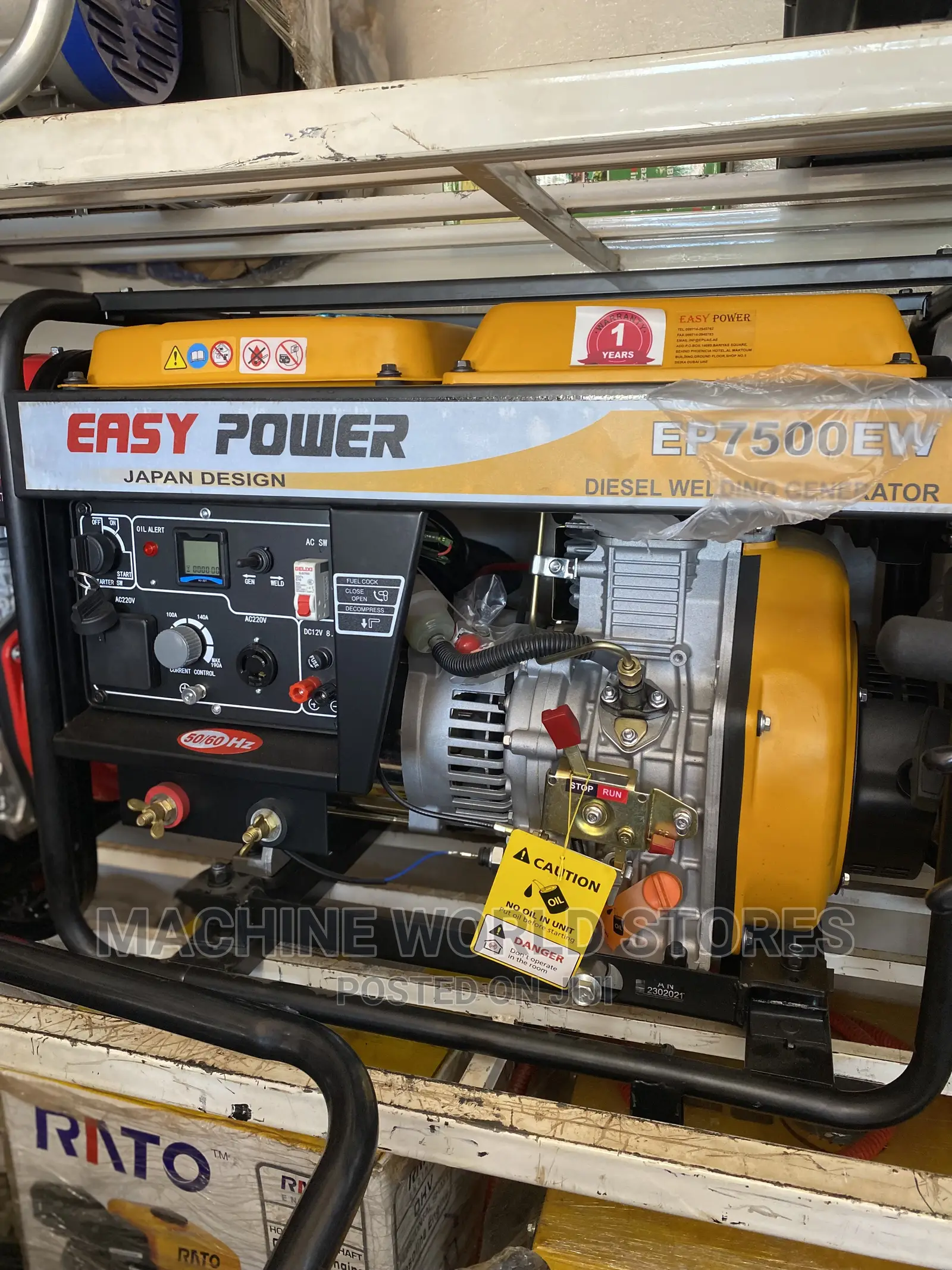 Generator Diesel 7kw Japan