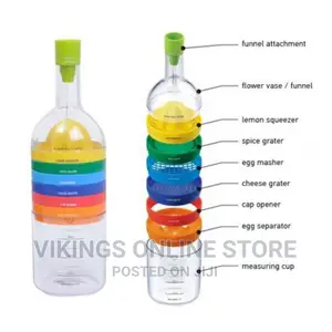 8 in 1 Kitchen Tool Set Multipurpose Bottle Funnel,Grater
