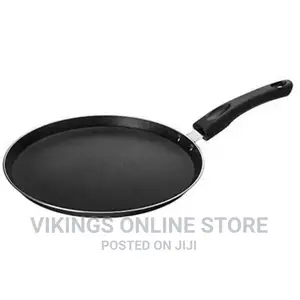 Pancake, Roti Bread, Egg,Chapati Frying Pan (25cm)-Black