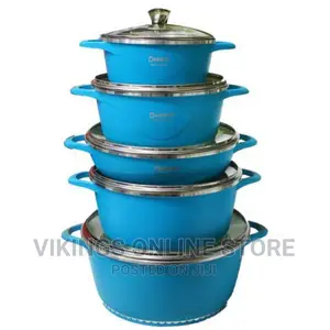 Dessini 5 Pieces of Non- Stick Serving Cooking Saucepans